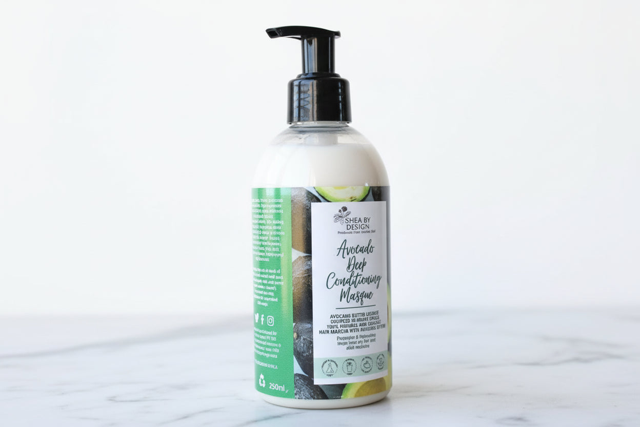 Avocado Deep Conditioning Masque (250ml) - Shea by Design