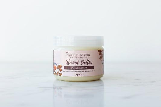 Almond Butter - lavender scented (250g) - Shea by Design