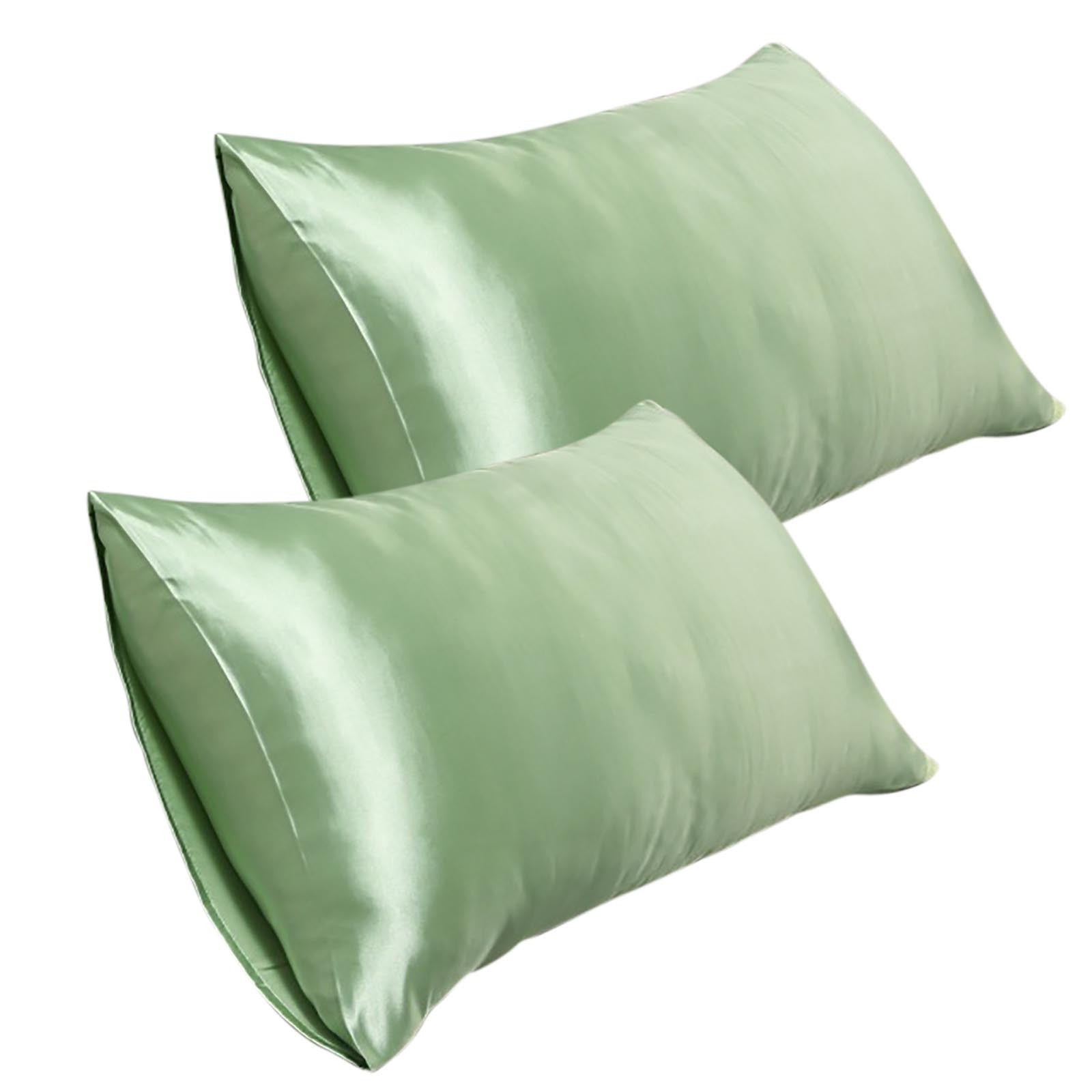 Satin'ista Sage Green Satin Pillowcase Set - Shea by Design